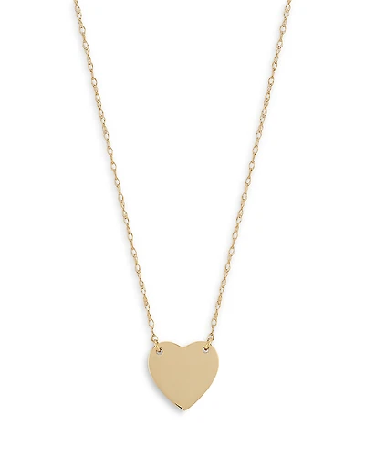 Moon & Meadow 14K Yellow Gold Heart Pendant Necklace