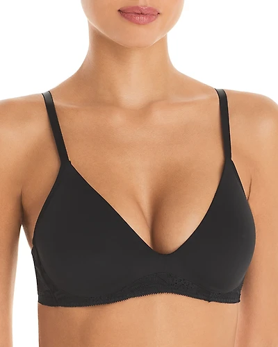 On Gossamer Sleek & Lace Wirefree Bra