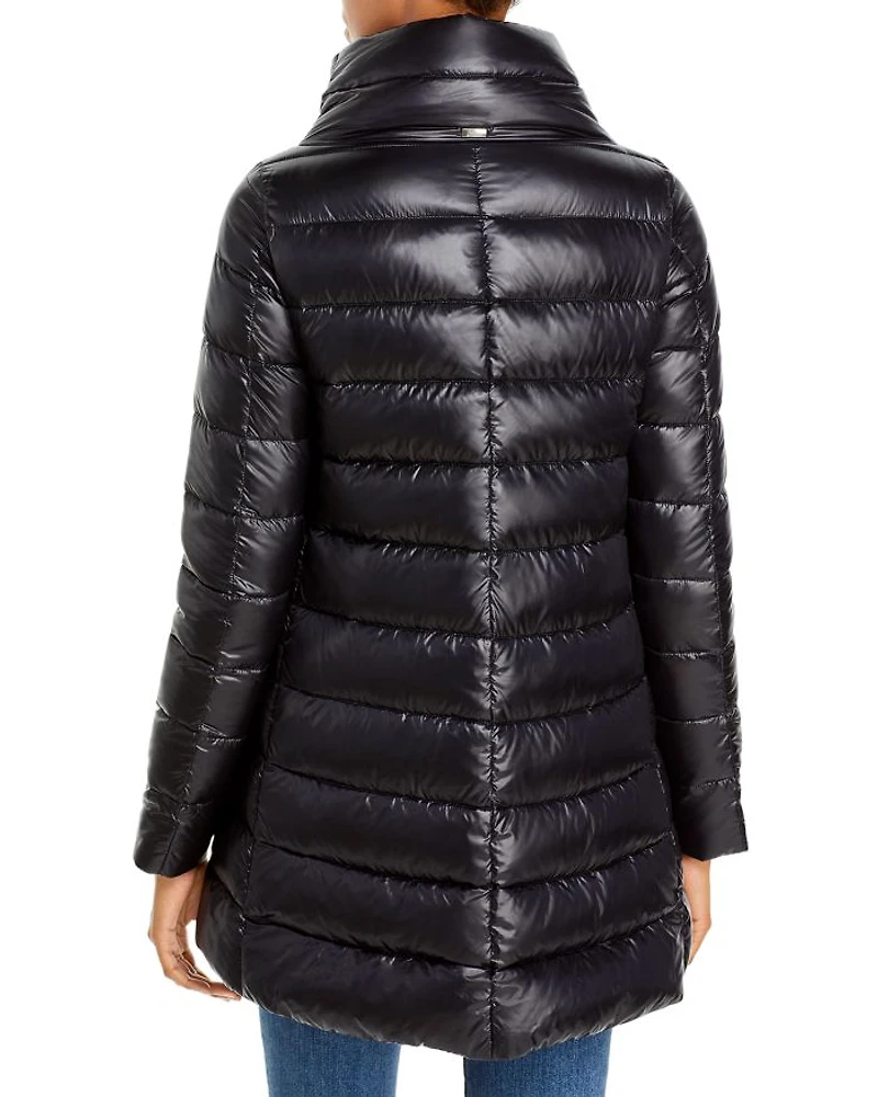 Amelia Stand Collar Down Puffer Coat