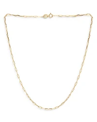 Sterling Paper Clip Necklace, 15.5" - Exclusive