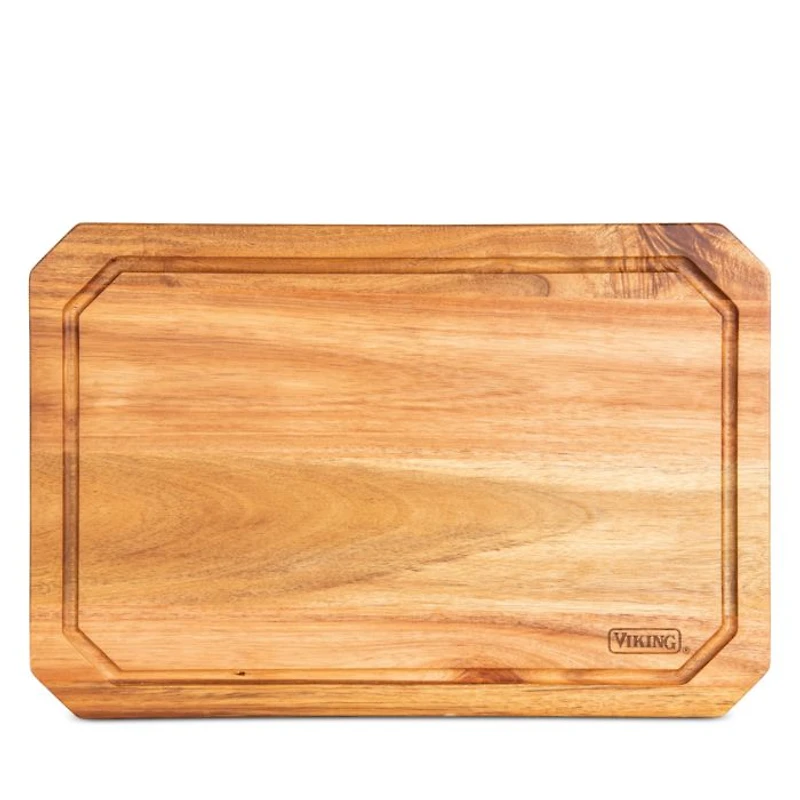 Acacia Wood Carving Board with Juice Groove