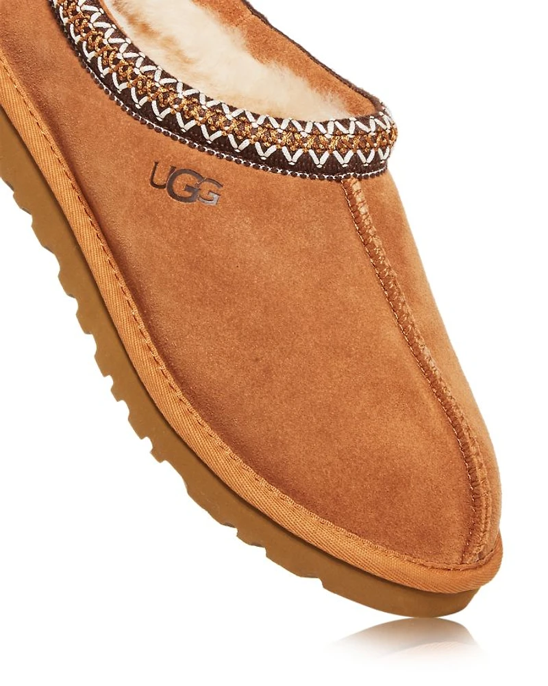 Men's Tasman Suede & Shearling Slippers
