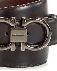 Men's Double Gancini Paloma Reversible Leather Belt
