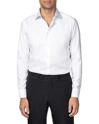 Eton Contemporary Fit Diagonal Weave Shirt