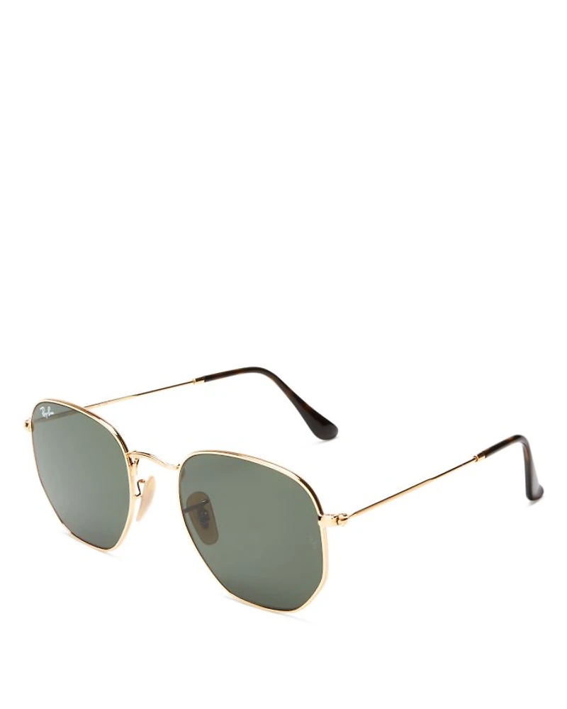 Unisex Icons Hexagonal Sunglasses