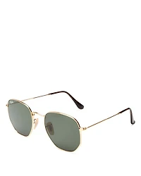 Unisex Icons Hexagonal Sunglasses