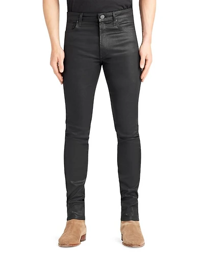 Greyson Coated Skinny Fit Jeans Noir