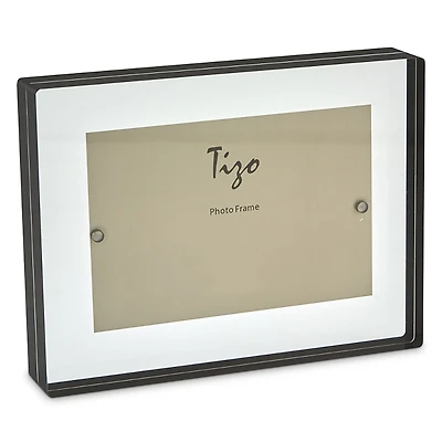 Tizo Lucite Bordered 4 x 6 Picture Frame
