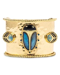 Capucine de Wulf Scarab Cuff Bracelet