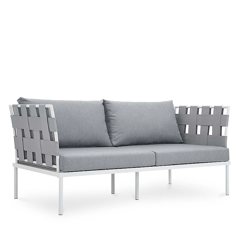 Modway Harmony Outdoor Patio Aluminum Loveseat