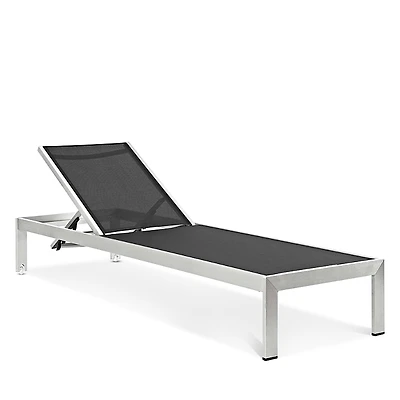 Modway Shore Outdoor Patio Aluminum Mesh Chaise