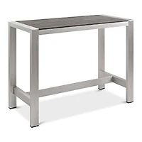 Modway Shore Outdoor Patio Aluminum Rectangle Bar Table