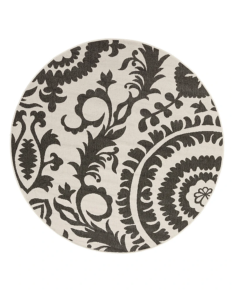 Livabliss Alfresco Alf D Round Area Rug