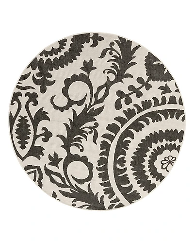 Livabliss Alfresco Alf D Round Area Rug