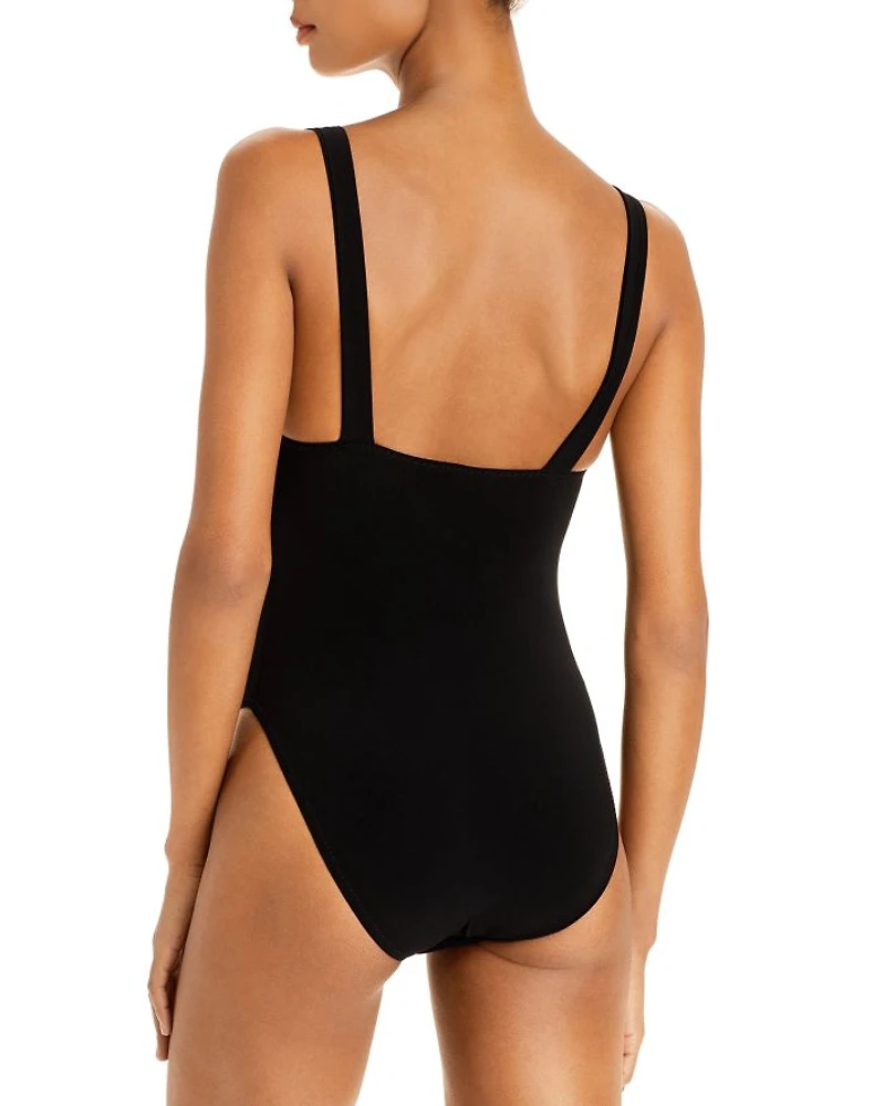Twisted One Piece Swimsuit