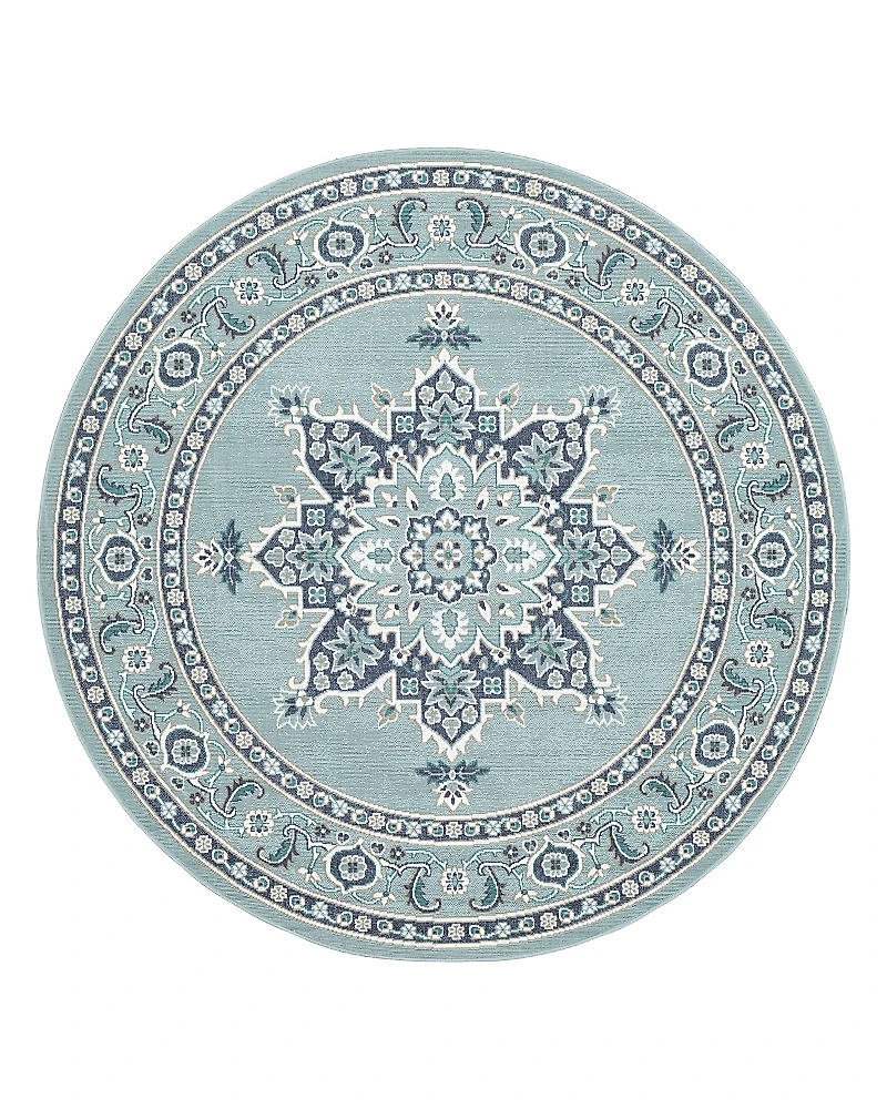 Livabliss Alfresco Alf-k Round Area Rug