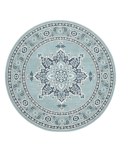 Livabliss Alfresco Alf-k Round Area Rug