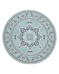 Livabliss Alfresco Alf-k Round Area Rug