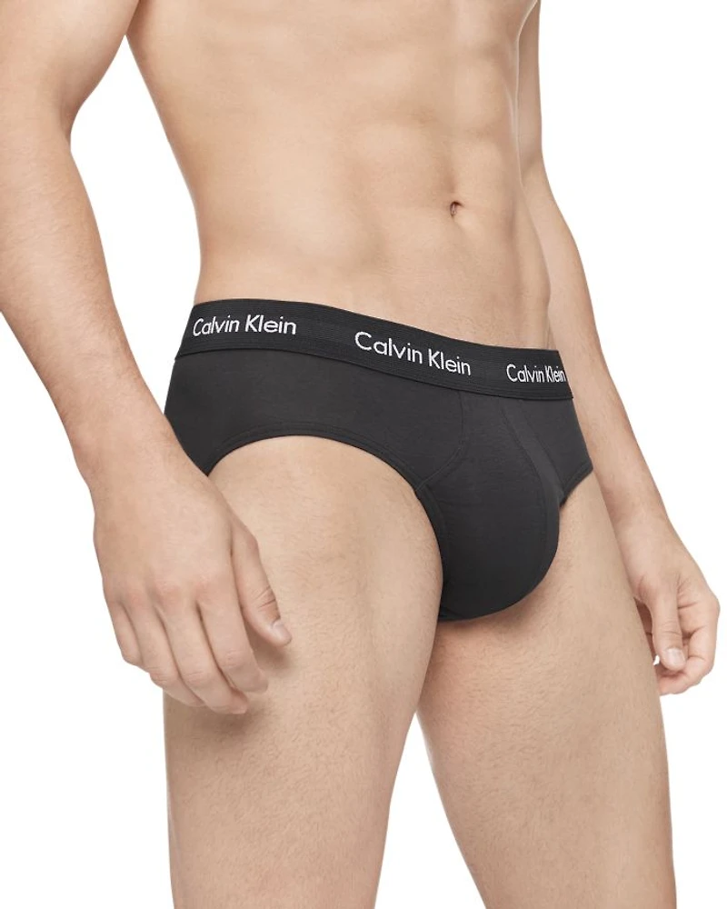Cotton Stretch Moisture Wicking Hip Briefs, Pack of 3
