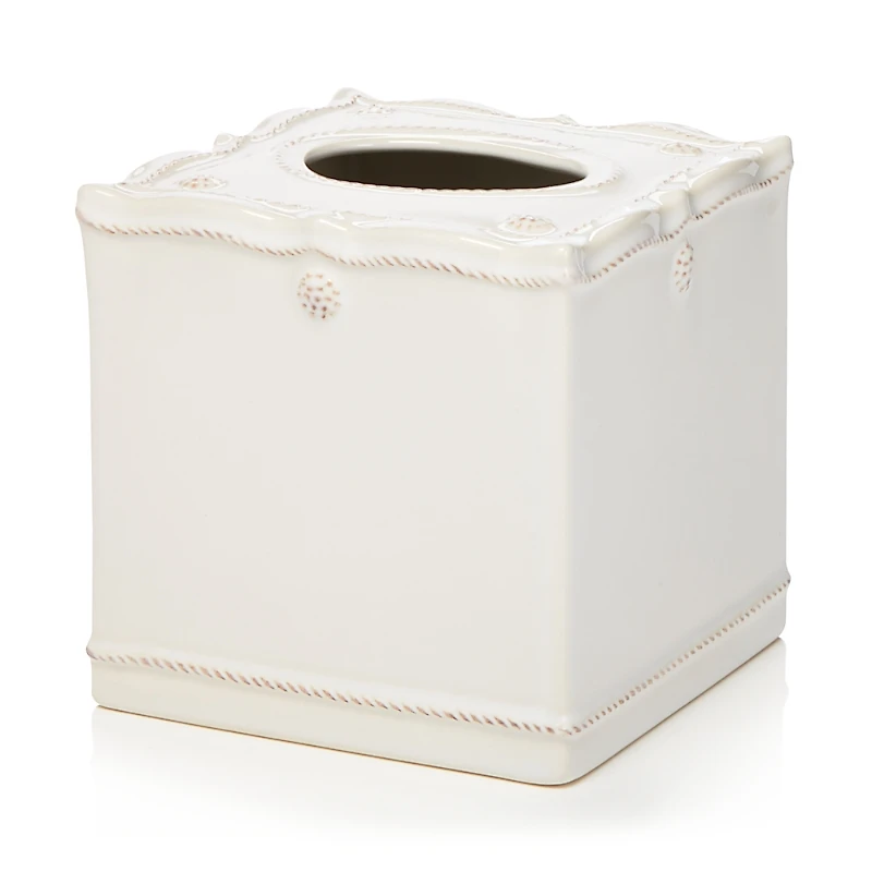 Juliska Berry & Thread Whitewash Tissue Box Cover