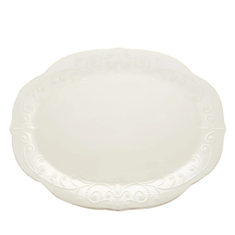 French Perle 16" Oval Serving Platter