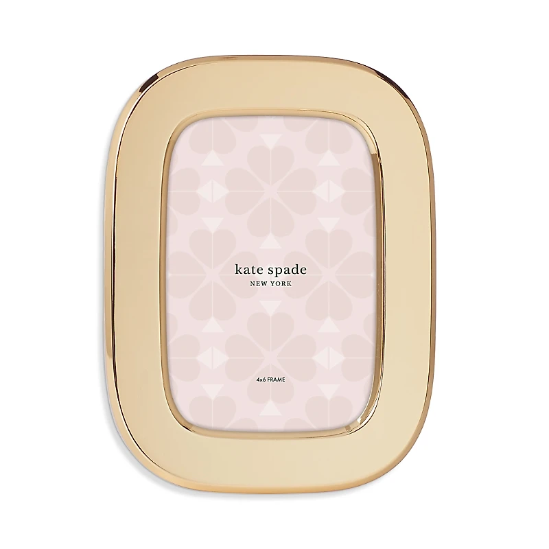 kate spade new york South Street Gold Oval Frame, 4 x 6