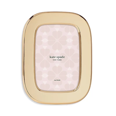 kate spade new york South Street Gold Oval Frame, 4 x 6