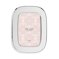kate spade new york South Street Silver Oval Frame, 4 x 6