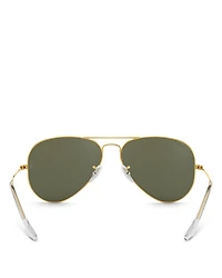 Unisex Polarized Brow Bar Aviator Sunglasses