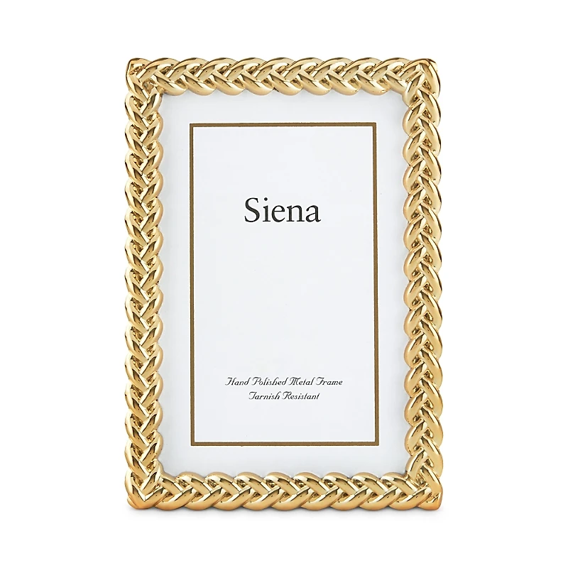 Siena Gold Braid 4 x 6 Picture Frame