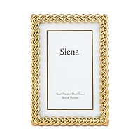 Siena Gold Braid 4 x 6 Picture Frame