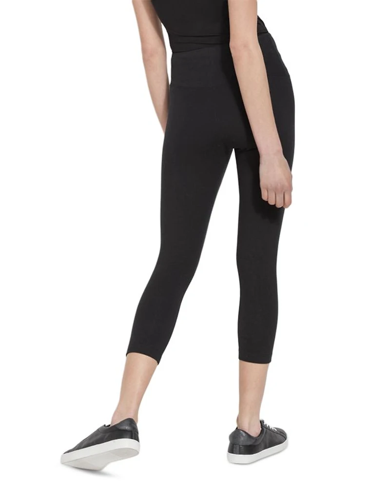 Cotton Stretch Cropped Leggings
