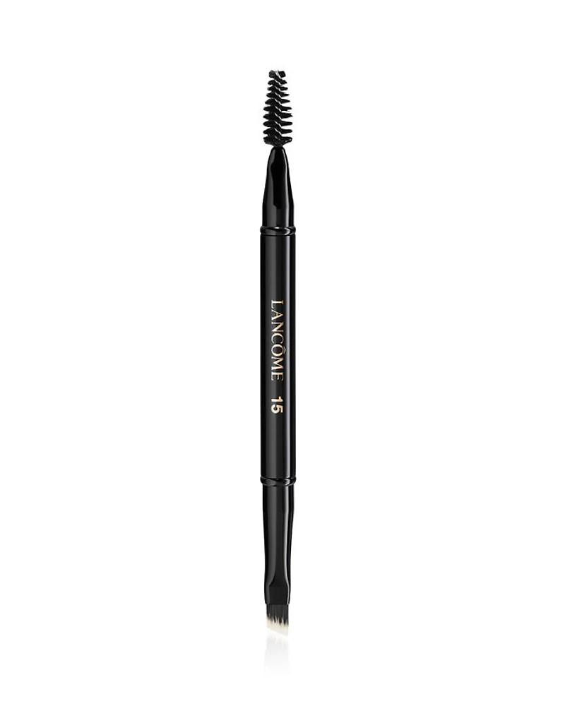 Angled Liner/Precision Brow Brush with Built-In Spoolie #15