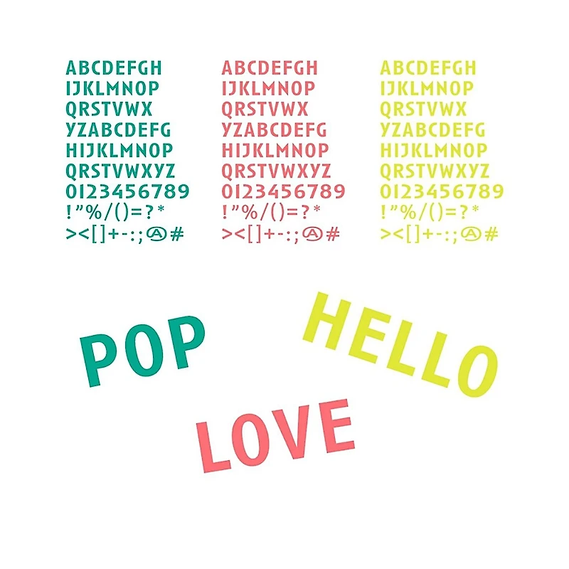 Fpm Milano Bank S Letter Stickers