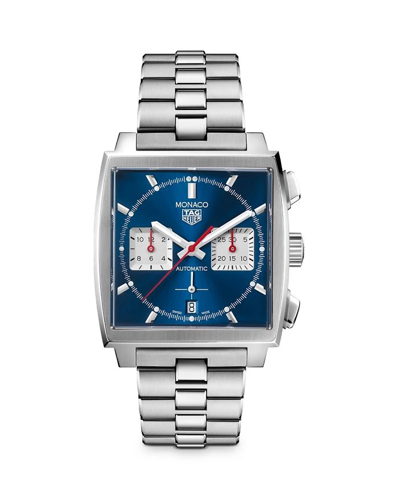 Monaco Calibre Automatic Chronograph, 39mm