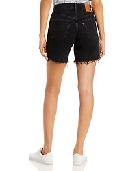 501 Mid Thigh Denim Shorts Lunar Black