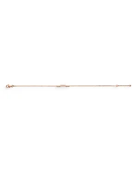 18K Rose Gold Link To Love Bar Bracelet