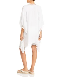 Lace Trim Tunic Swim Cover-Up - Exclusive