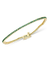 Bloomingdale's Fine Collection Emerald Tennis Bracelet