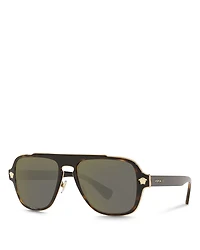 Versace Men's Square Sunglasses, 56mm