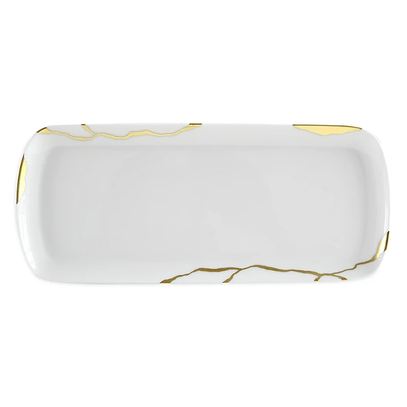 Bernardaud Kintsugi Rectangular Cake Platter