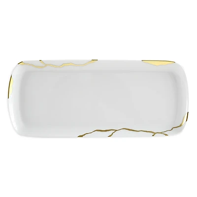 Bernardaud Kintsugi Rectangular Cake Platter