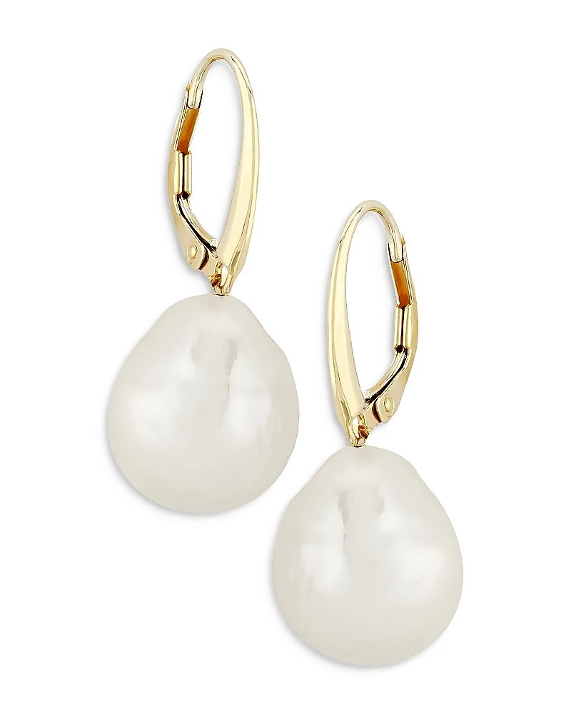 Bloomingdale's Fine Collection Baroque Cultured Pearl Drop Earrings
