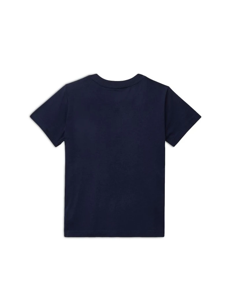 Boys' Cotton Embroidered Pony V Neck Tee - Little Kid, Big Kid