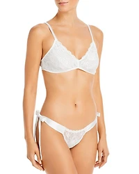 Wireless Lace Triangle Bralette