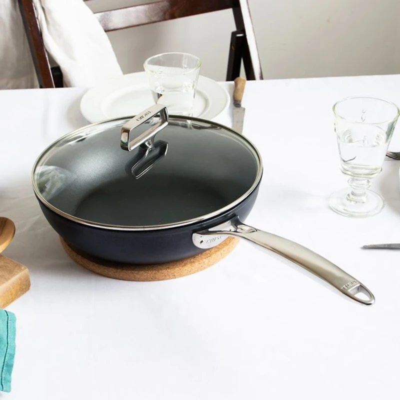 Cristel Castel Pro Ultralu 2 Qt. Non Stick Sautepan & Lid