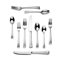 Lenox Federal Platinum Frosted 20 Piece Flatware Set