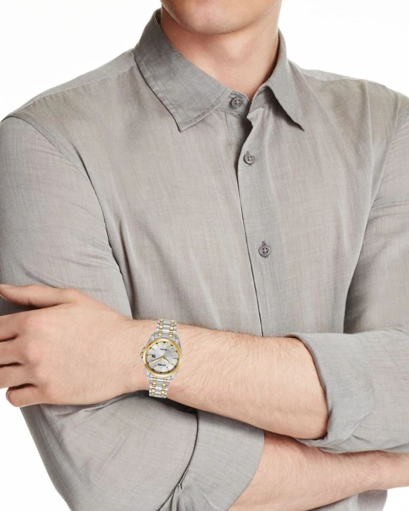 Men's Two-Tone Stainless Steel Watch, 41mm