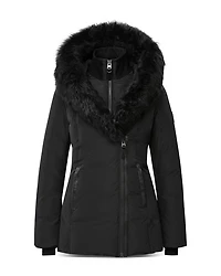 Adali Hooded Shearling Down Jacket