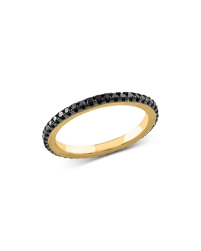 Black Diamond Eternity Band 14K Gold, 0.35 tcw
